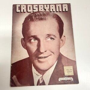 1942 Crosbyana Bing Crosby Piano Sheet Music Folio Book